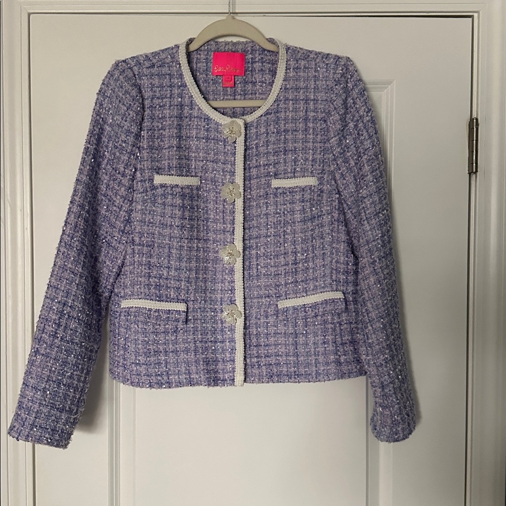 Lilly Pulitzer Boucle Jacket- size 2